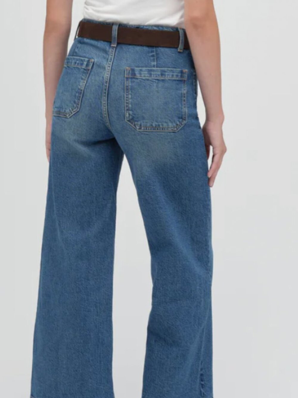 Favorite Daughter THE SHORTIE MISCHA SUPER HIGH RISE WIDE LEG Size 24